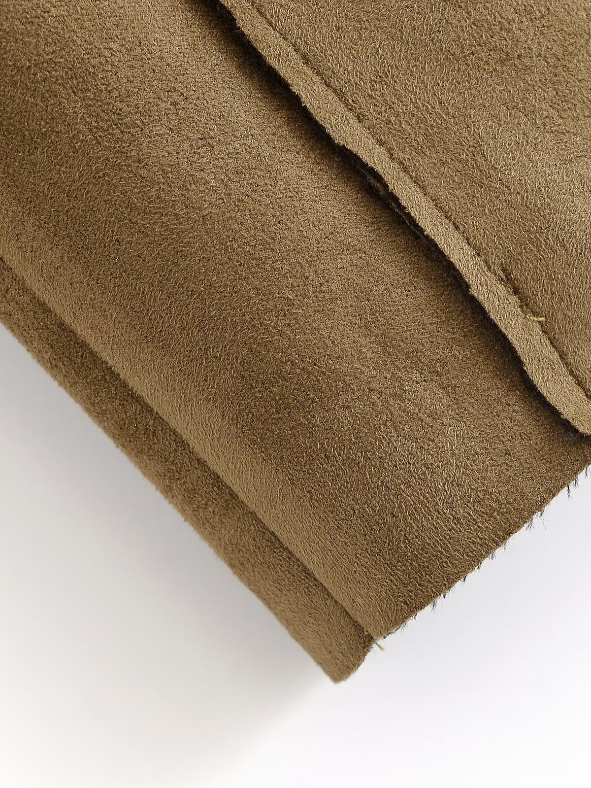2025 New Autum Women's Clothing European and American Style Fashionable Simple Suede Jacket Jacket 4968224