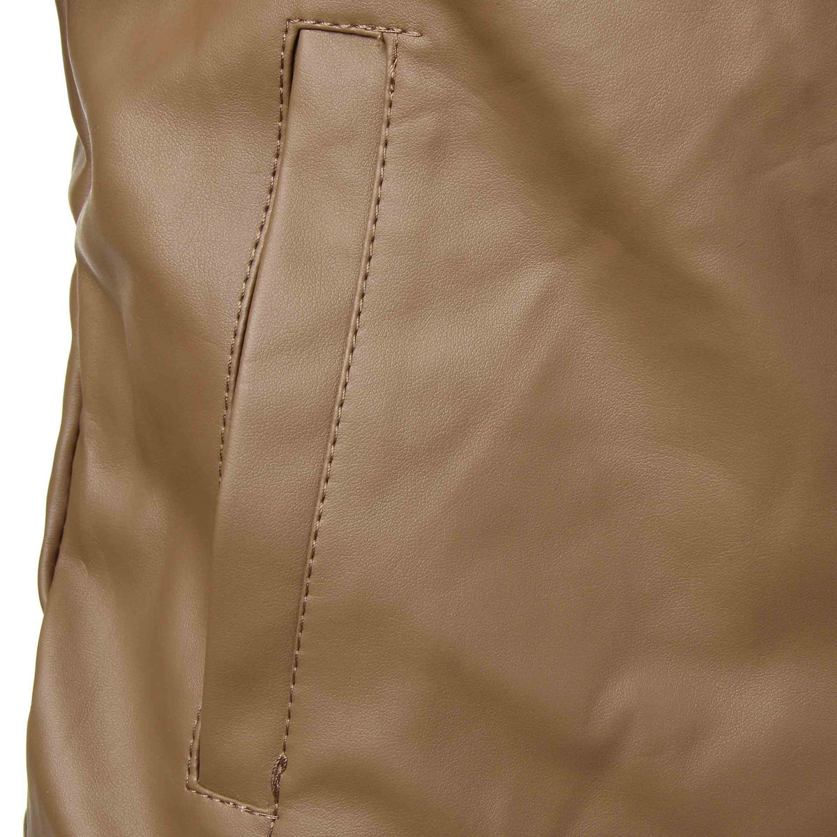 Men's Leather Jacket 2026 Foreign Trade Men's Clothing Large Size Leather Coat Winter Men's Pu Leather Jacket Baseball Collar Leather Jacket Coat