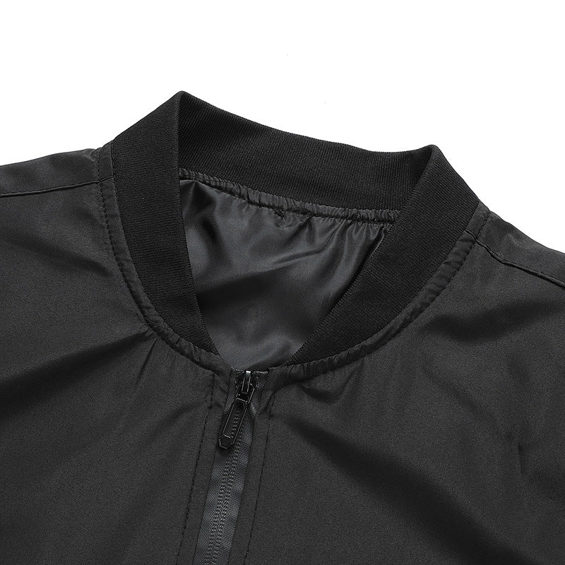 New cross-border foreign trade casual jacket men's Amazon factory direct spring and autumn casual solid color men's jacket men
